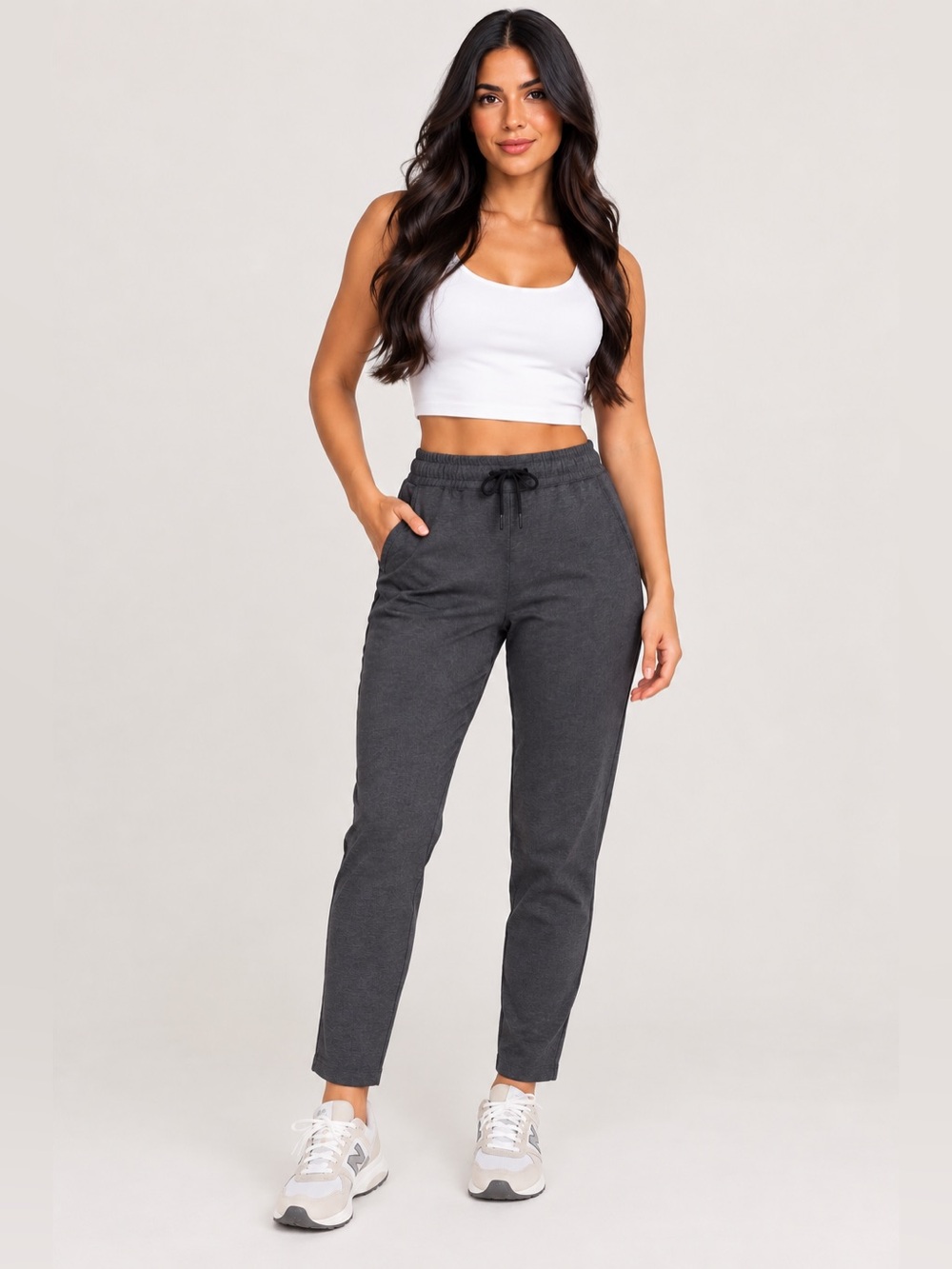 Lululemon Women's Charcoal Drawstring Jogger Pants